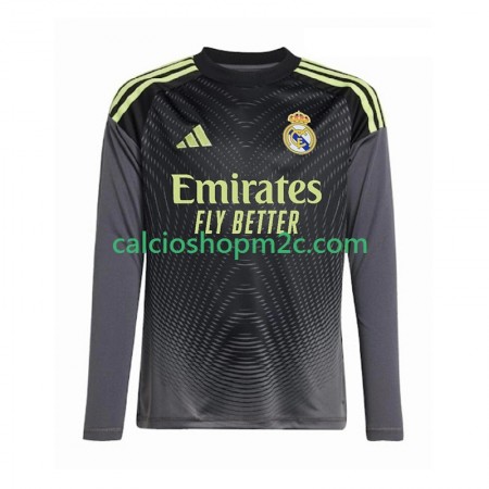 Real Madrid Portiere Maglia Terza 2025/2026 Manica Lunga